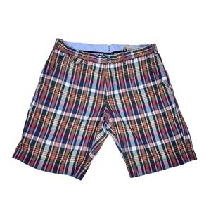 Polo Ralph Lauren Shorts India Madras Plaid Mens Sz 36 Cotton 9in Vintage Preppy